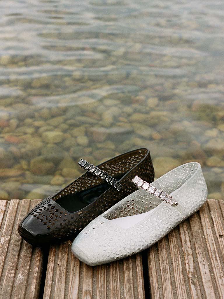 Bottega Veneta クリスタル エンベリッシュド フラット SchaferandweinerShops | Luxury Online Shop | End Designer